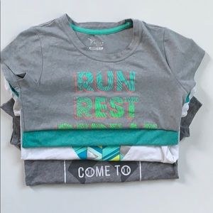 BUNDLE Athletic Tees Girls 10/12